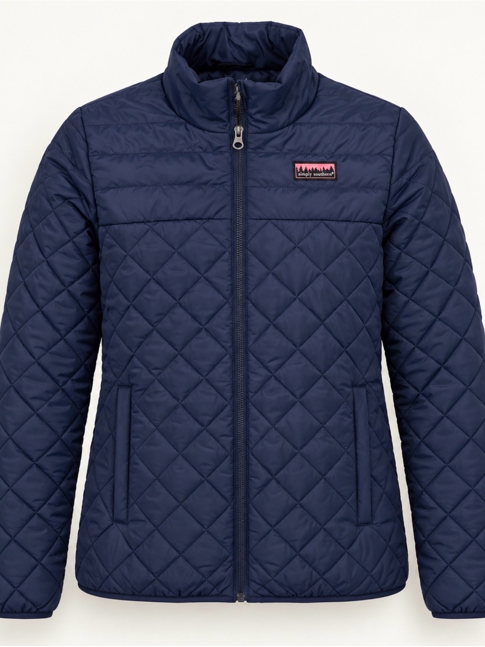 Simply Southern Navy Quilted Jacket – Size Small